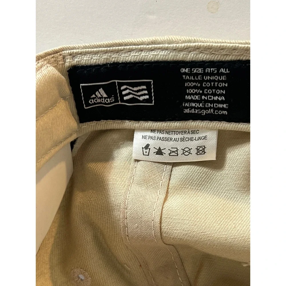 Adidas Golf Mens Core Perf Structured Custom 09 Hat Beige Tofu N5220101 NWT